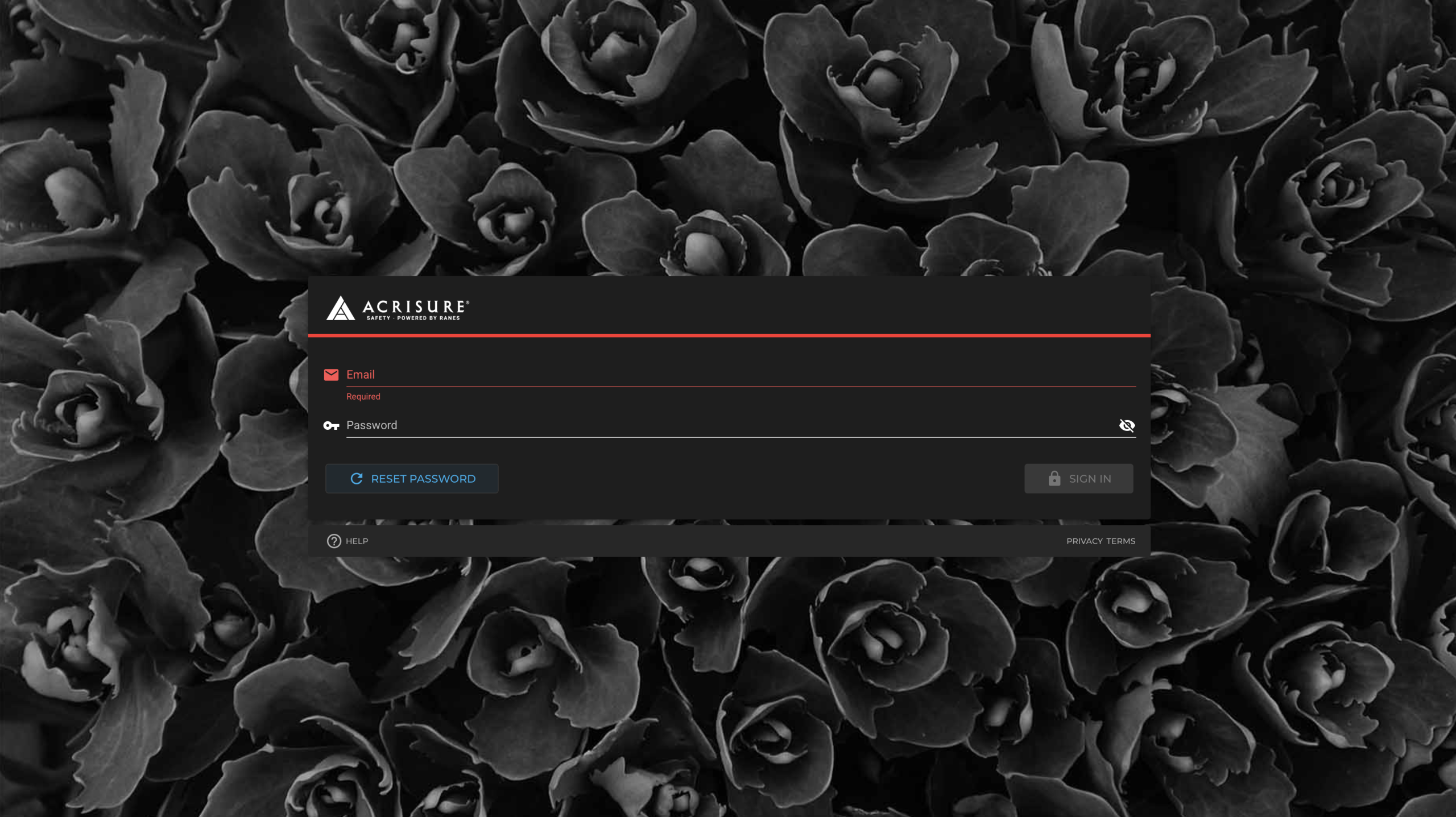 Reset Password Option